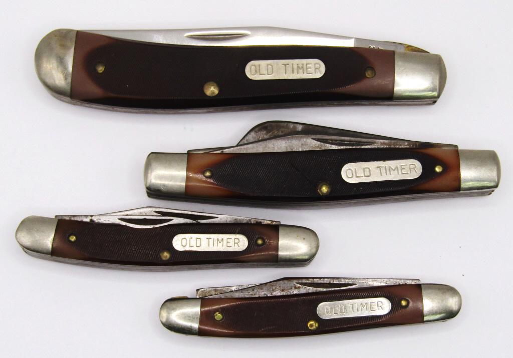 (4) OLD TIMER POCKET KNIVES 1940T, 340T, 1060T (1 of 3)