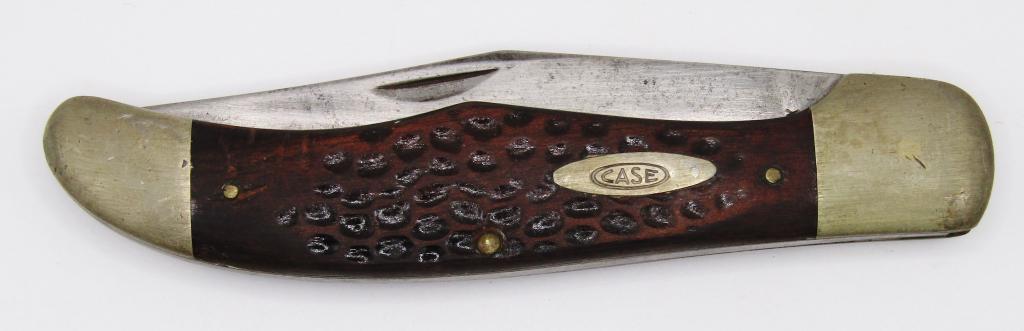 CASE 6165 VINTAGE KNIFE - WOOD HANDLE (1 of 5)