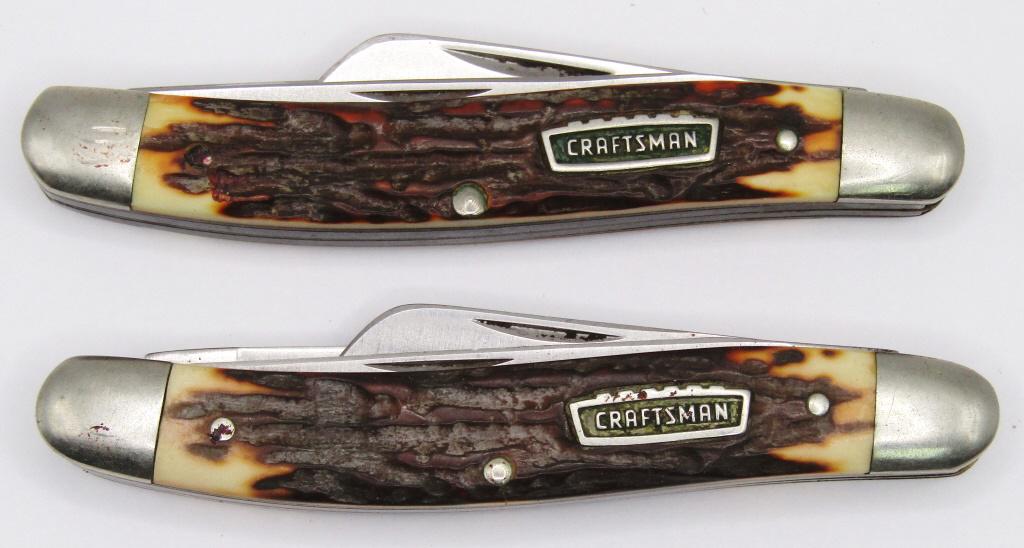 (2) VTG CRAFTMAN STOCKMAN POCKET KNIVES (1 of 3)