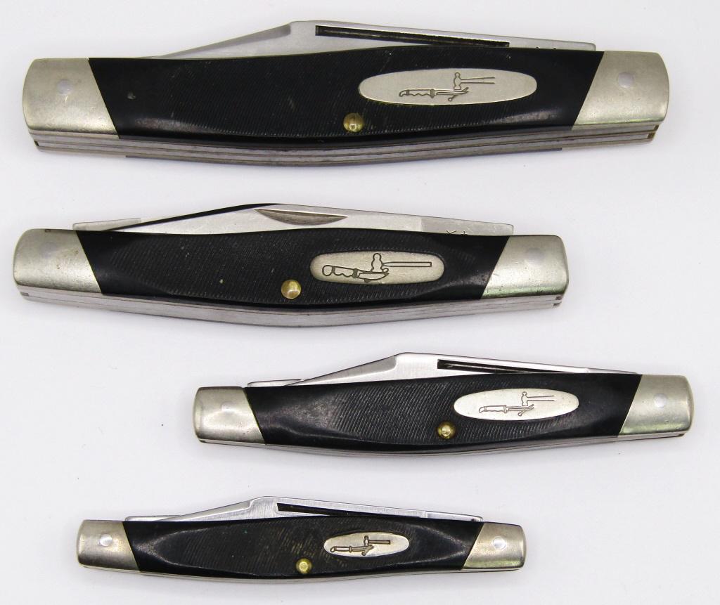 (4) BUCK POCKET KNIVES 301, 303+, 309, 305 (1 of 3)
