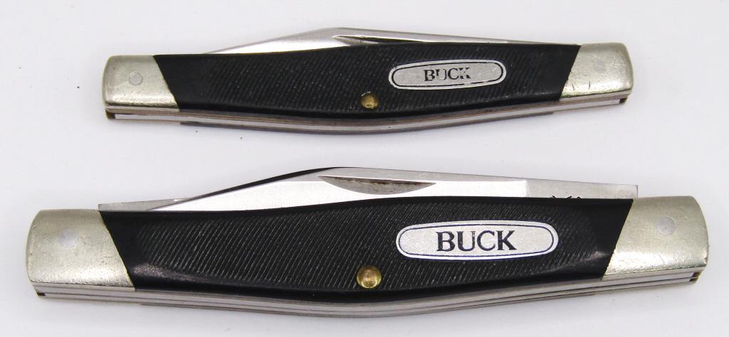 (2) BUCK POCKET KNIVES 303 & 305: VERY LIGHTLY USED / LIKE NEW