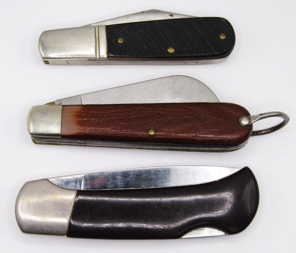 (3) POCKET KNIVES: SABRE 648, WESTERN, (1 of 3)
