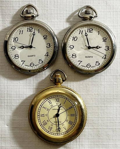 brut quartz pocket watch