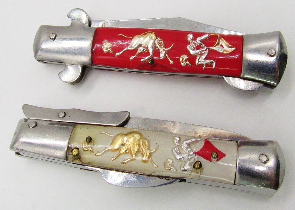 (2) MATADOR FIGHTING BULL POCKET KNIVES (1 of 3)