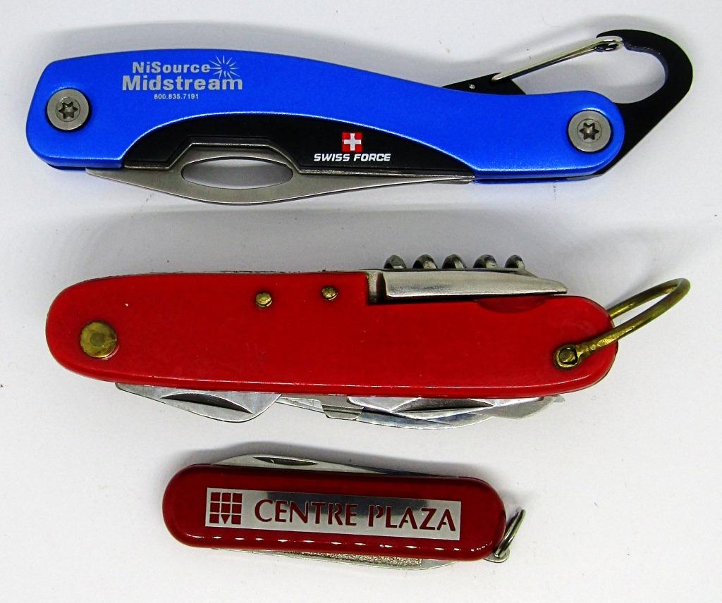 (3) VTG. MULTI-TOOL KNIVES; SWISS, VICTORINOX: IN BOXES!
