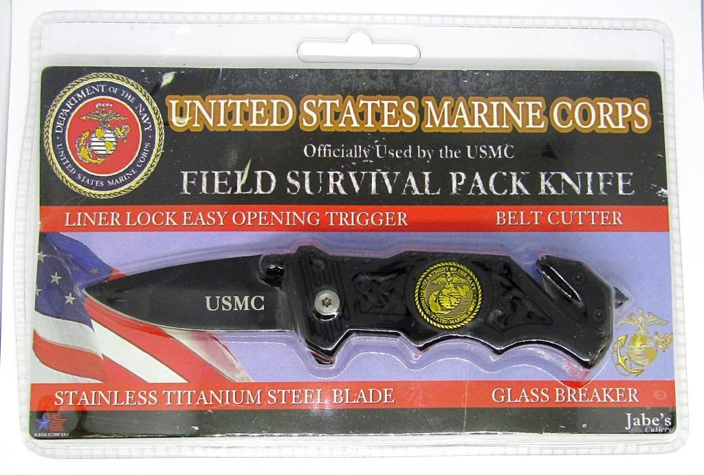 U.S.M.C. FIELD SURVVIVAL PACK KNIFE (1 of 1)
