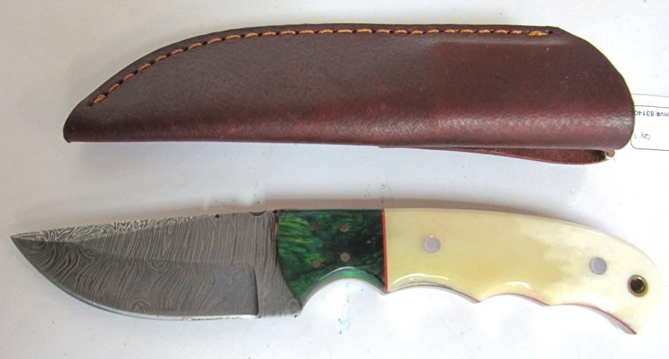8" FIXED BLADE KNIFE w/SHEATH (1 of 3)