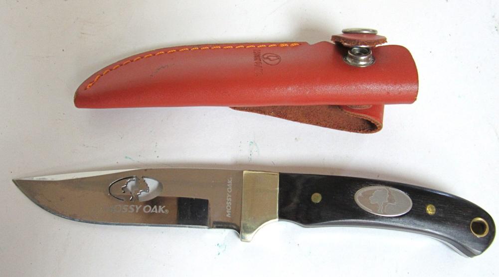 MOSSY OAK FIXED BLADE KNIFE w/DIE CUT (1 of 4)