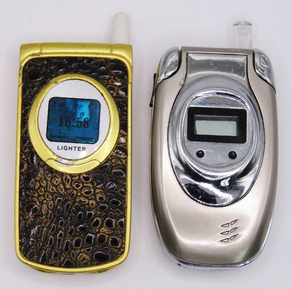 (2) Novelty Cell Phone Lighters; (1 of 3)