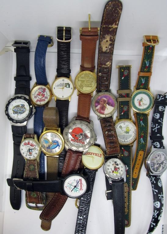 14-MEN'S ADVERTISING/CHARACTER WRISTWATCHES (1 of 7)