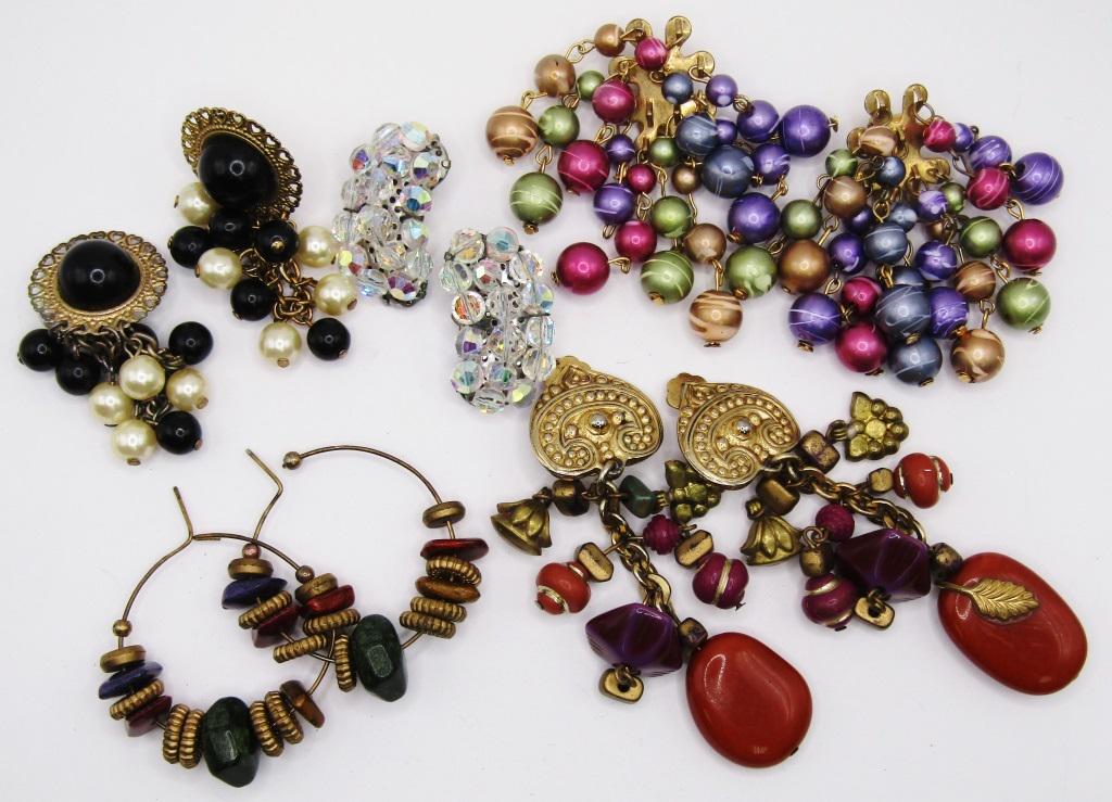 MISC EARRING LOT, LES BERNARD & MORE (1 of 2)