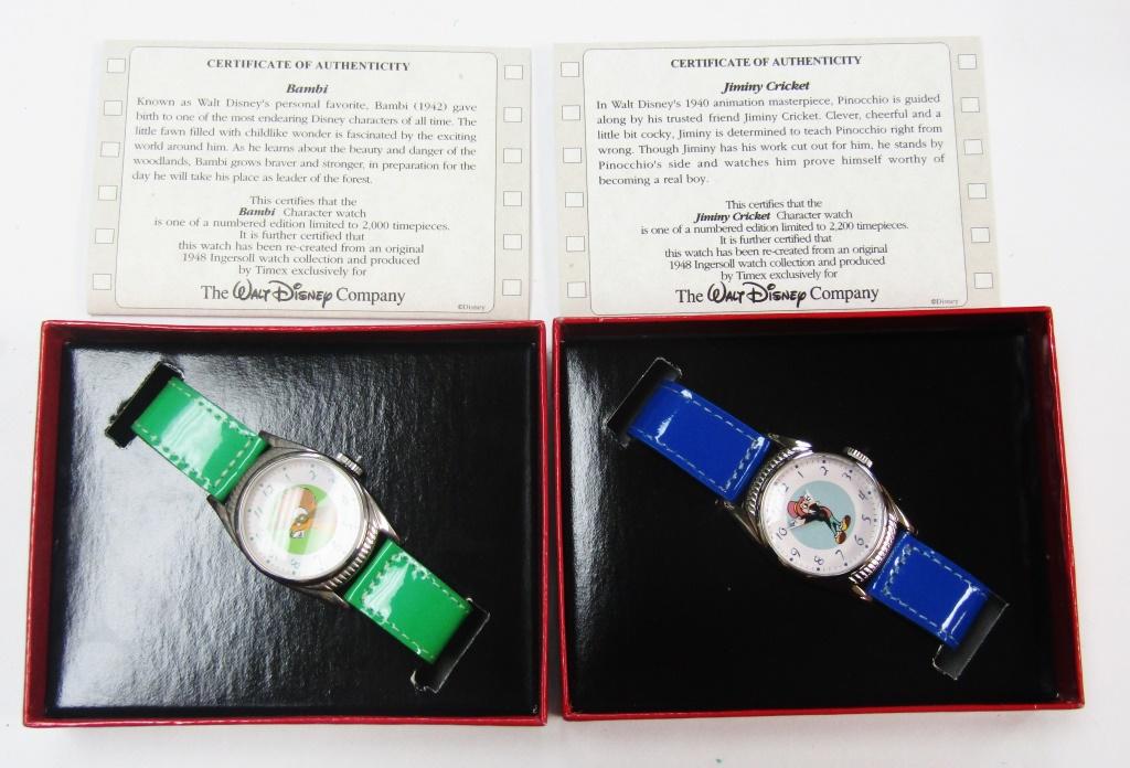 2-TIMEX LE INGERSOLL BIRTHDAY DISNEY WATCHES (1 of 2)