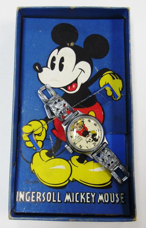 VTG 1933 INGERSOLL MICKEY MOUSE WRISTWATCH (1 of 3)