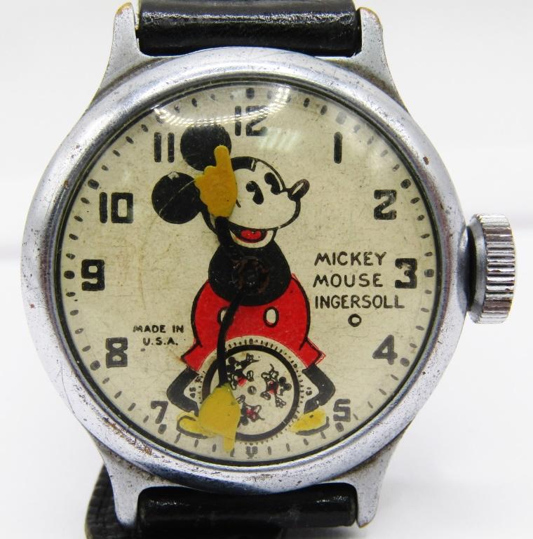 1933 VINTAGE INGERSOLL DISNEY MICKEY MOUSE: WRISTWATCHE-UNTESTED