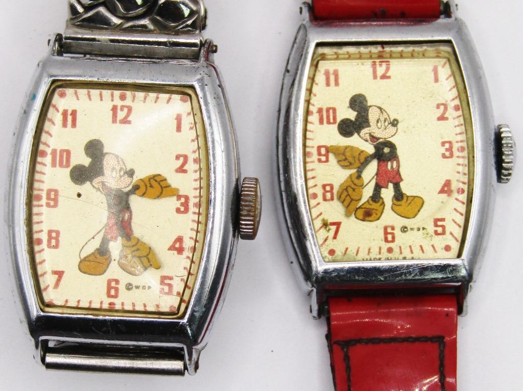 2-VTG DISNEY MICKEY MOUSE CHARACTER WATCHES (1 of 4)