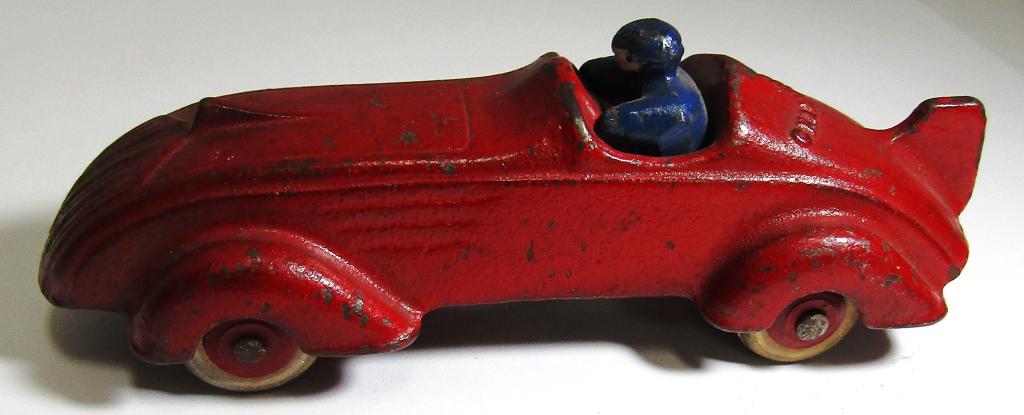 CHAMPION CAST IRON RED RACE CAR (1 of 3)
