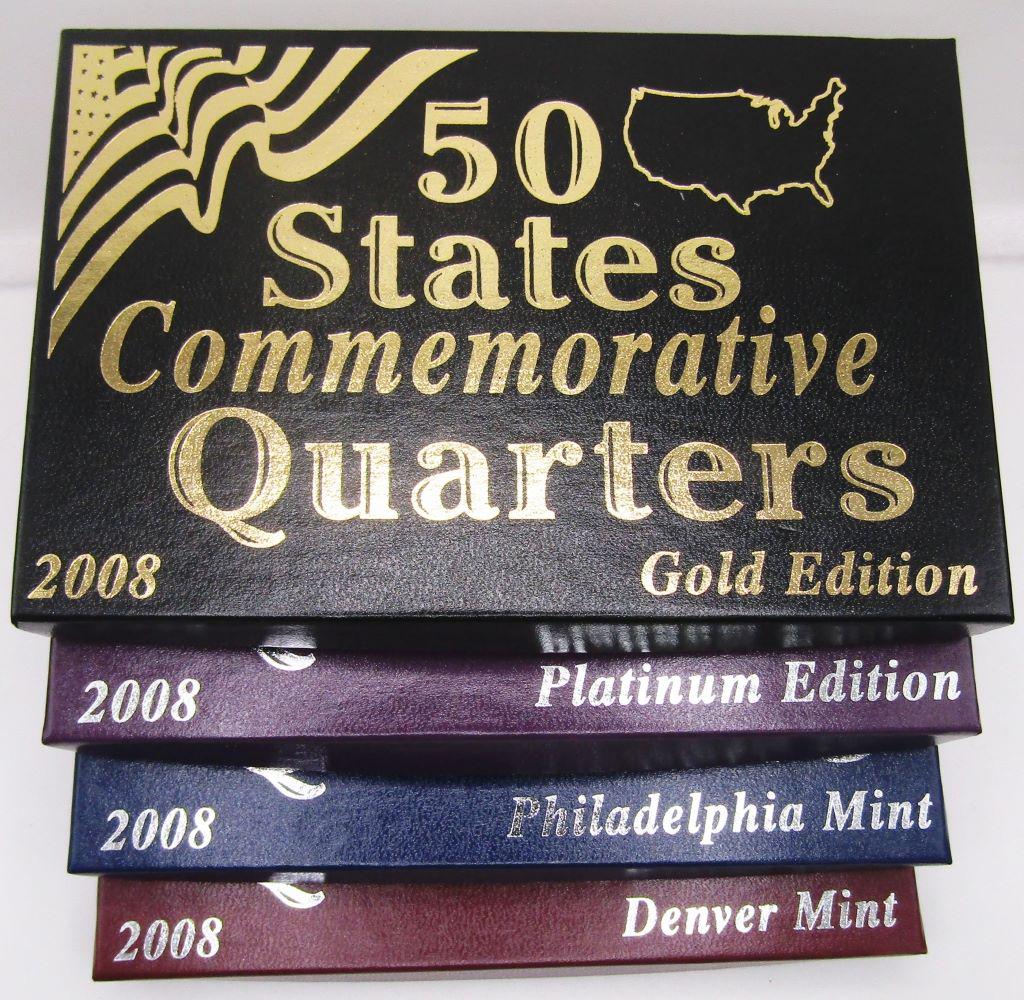 2008 FIFTY STATES COMMEMORATIVE (4)PC SET (1 of 9)