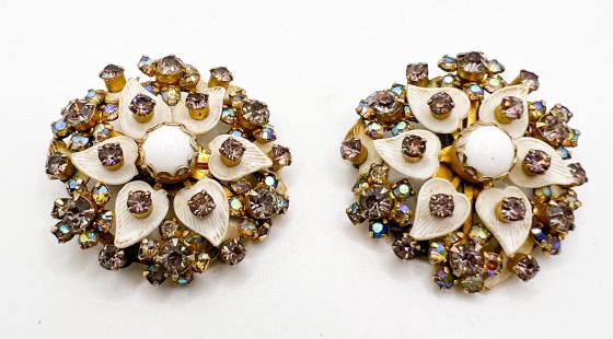 AMAZING WEISS SIGNED EARRINGS (1 of 2)