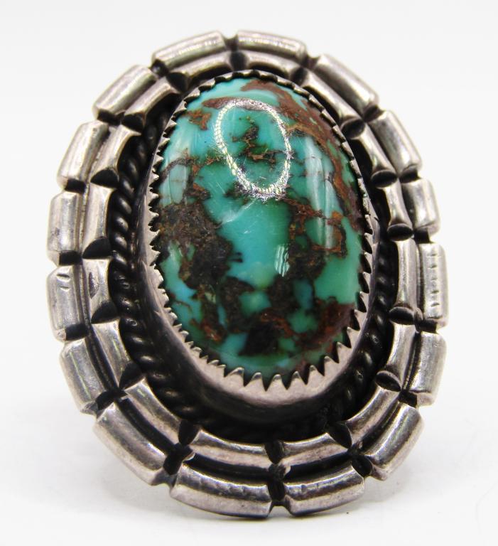 SOUTHWESTERN STERLING SPLIT SHANK RING (1 of 3)