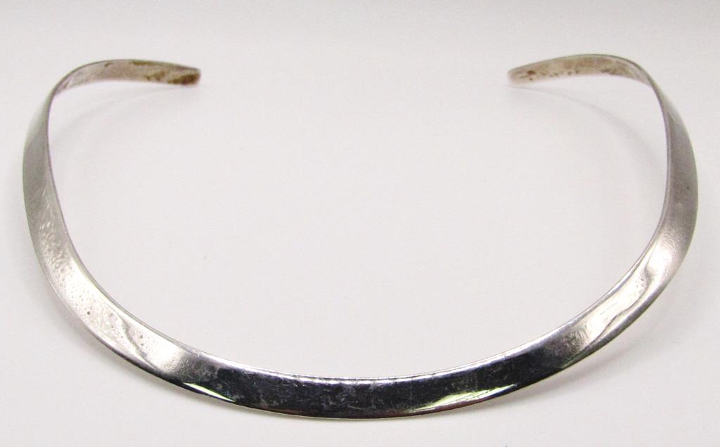 MEXICO STERLING COLLAR NECKLACE: TOTAL 13.8 DWT