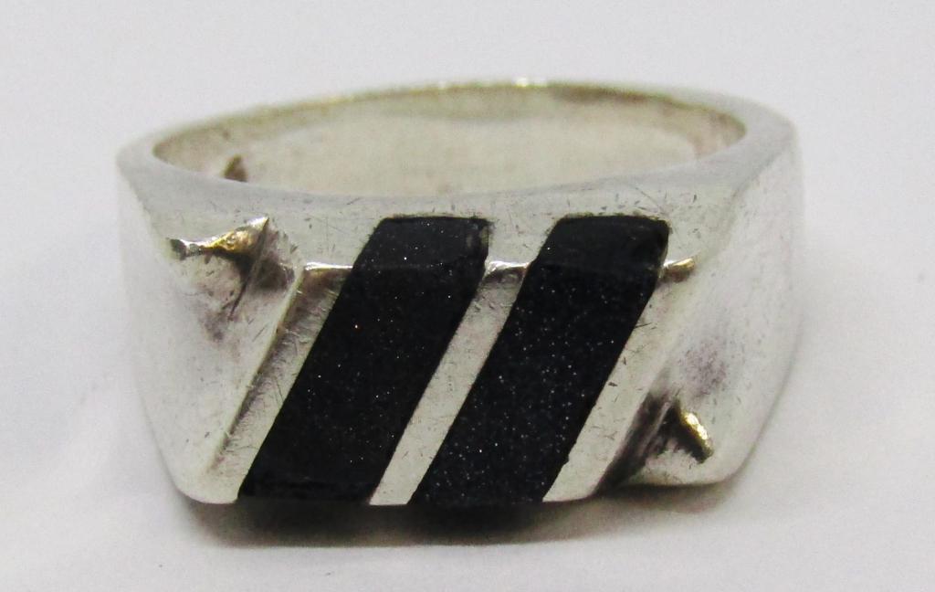 MEXICO STERLING MEN'S FASHION RING WITH (1 of 3)