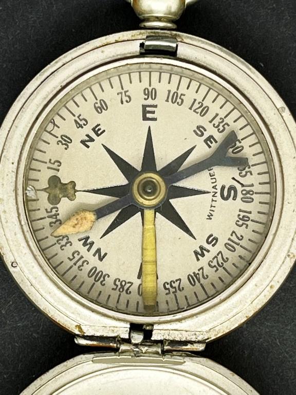 WWII US Army Wittnauer Compass: NOT SURE IF IN WORKING ORDER