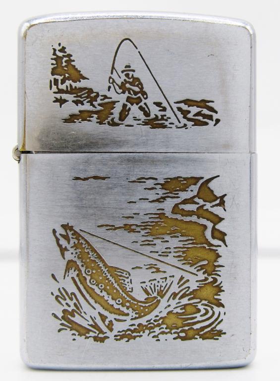 1968 ZIPPO Advertising Fish Hunting !: Fly Fishing
