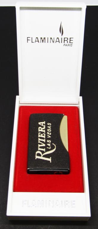 FLAMINAIRE PARIS, "RIVERA LAS VEGAS" LIGHTER: WITH ORIGINAL BOX AND PACKAGING!