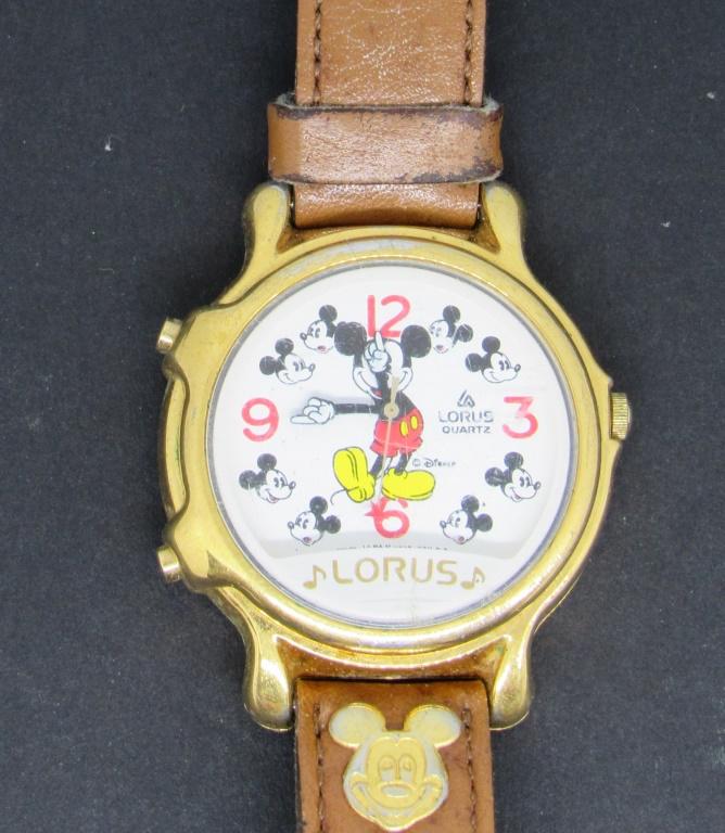 Mickey 2 Musical Tunes, Lorus Seiko Vintage WATCH: UNTESTED