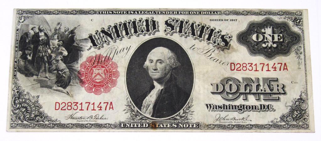 1917 $1 UNITED STATES LEGAL TENDER (1 of 2)