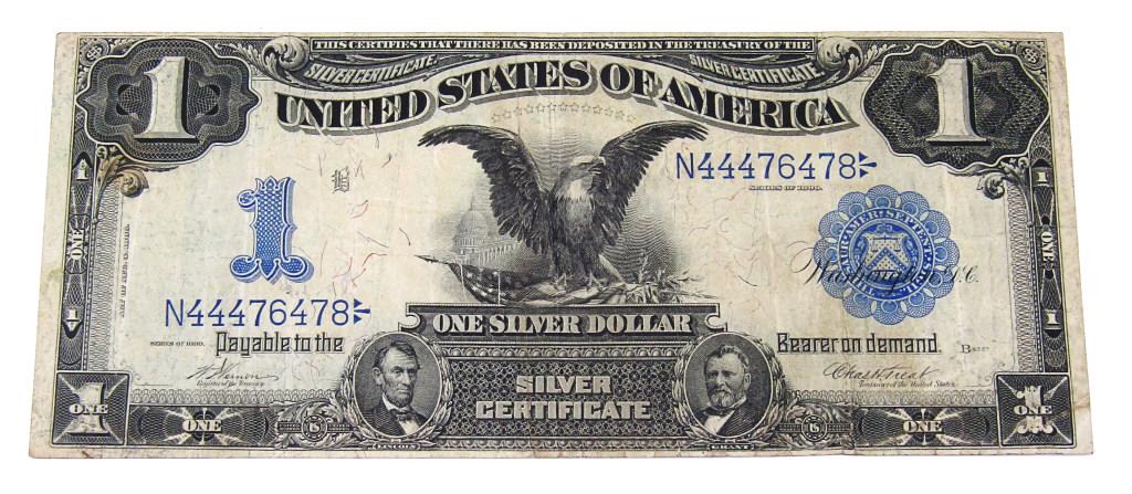 1899 $1 "BLACK EAGLE" SILVER CERTIFICATE (1 of 2)