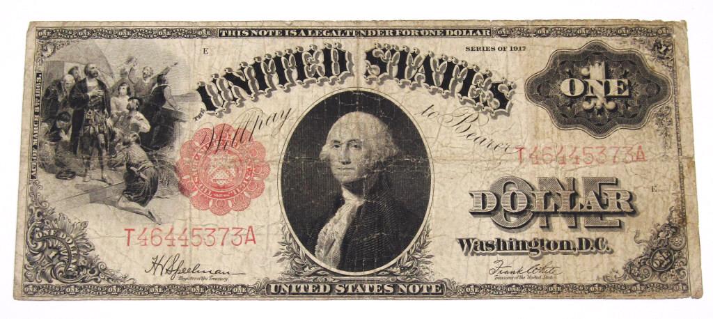 1917 $1 U.S. LEGAL TENDER (1 of 2)
