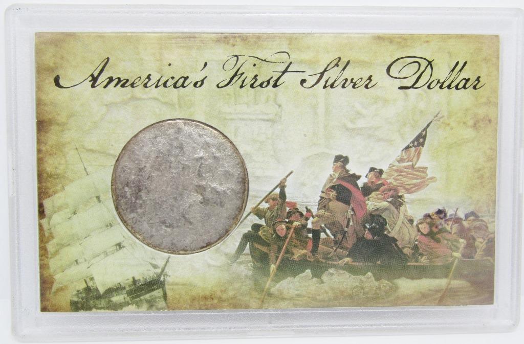 AMERICA'S FIRST SILVER DOLLAR 1783. (1 of 3)
