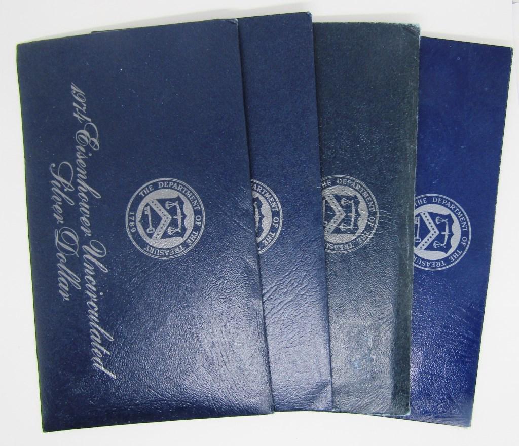 1971, 1972, 1973, 1974 SILVER IKE DOLLARS UNC (1 of 4)