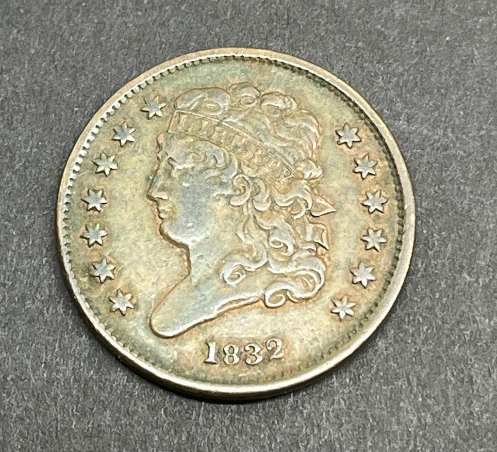 1832 CLASSIC HEAD HALF CENT (1 of 2)