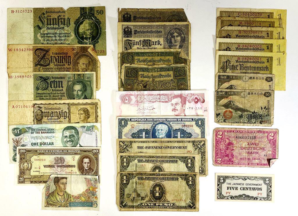 (25) FOREIGN CURRENCY NOTES / PAPER MONEY (1 of 6)