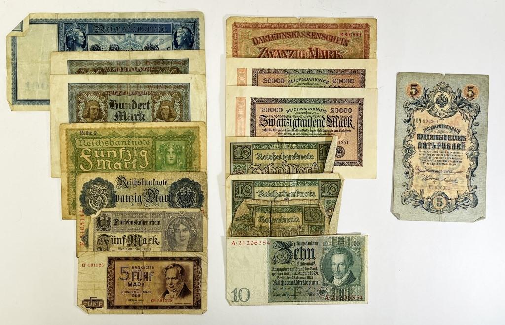 (15) LARGE FOREIGN CURRENCY NOTE/PAPER (1 of 8)