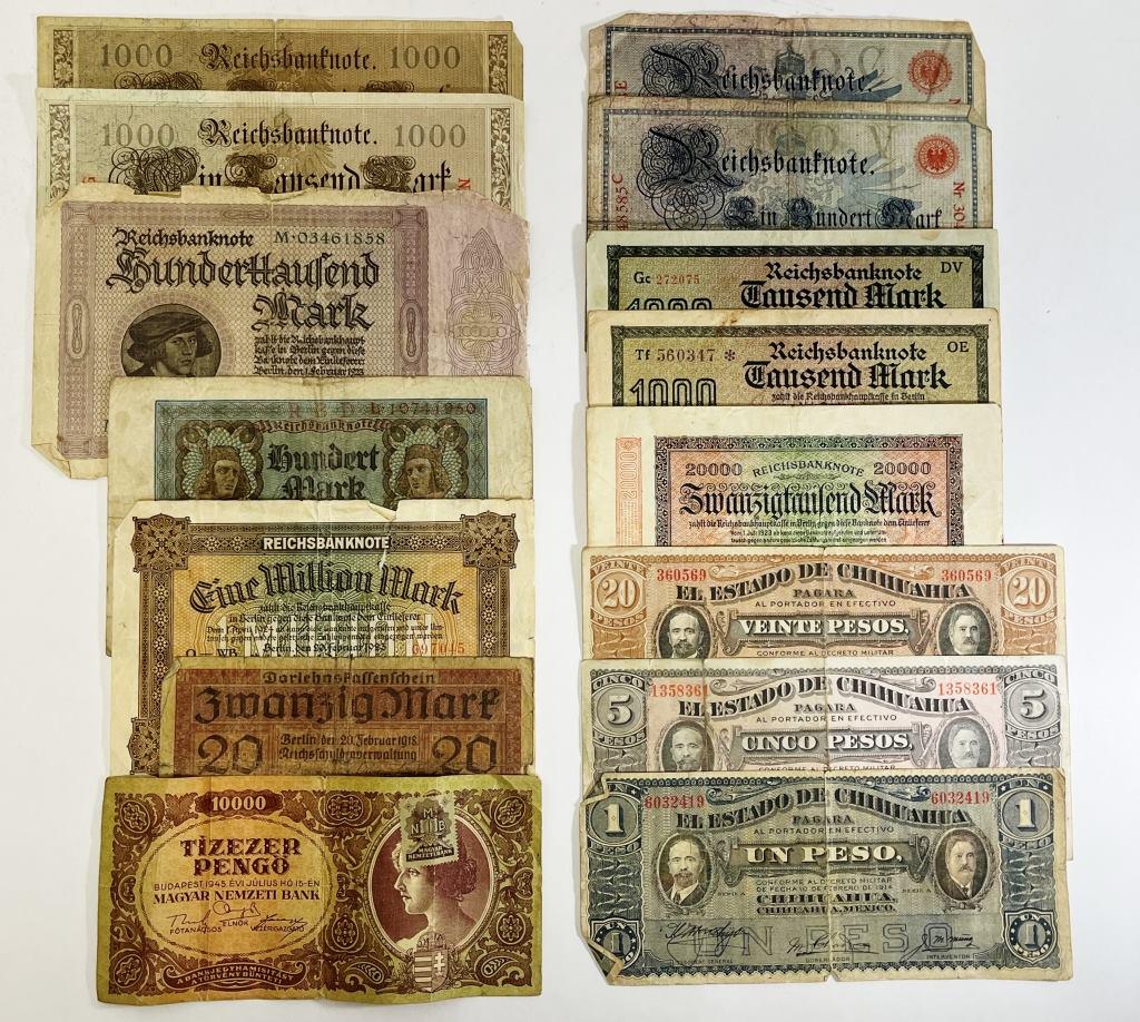 (15) LARGE FOREIGN CURRENCY NOTE/PAPER (1 of 6)