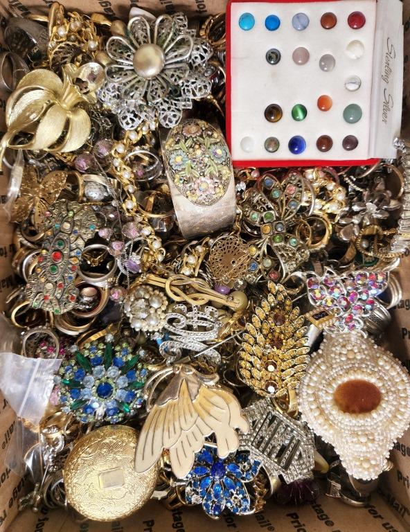 TREASURE HUNT BULK JEWELRY WITH VTG PIECES (1 of 1)