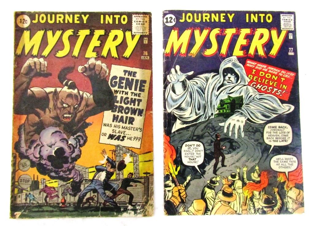 (2) 1962 JOURNEY INTO MYSTERY #76 & #77 (1 of 2)