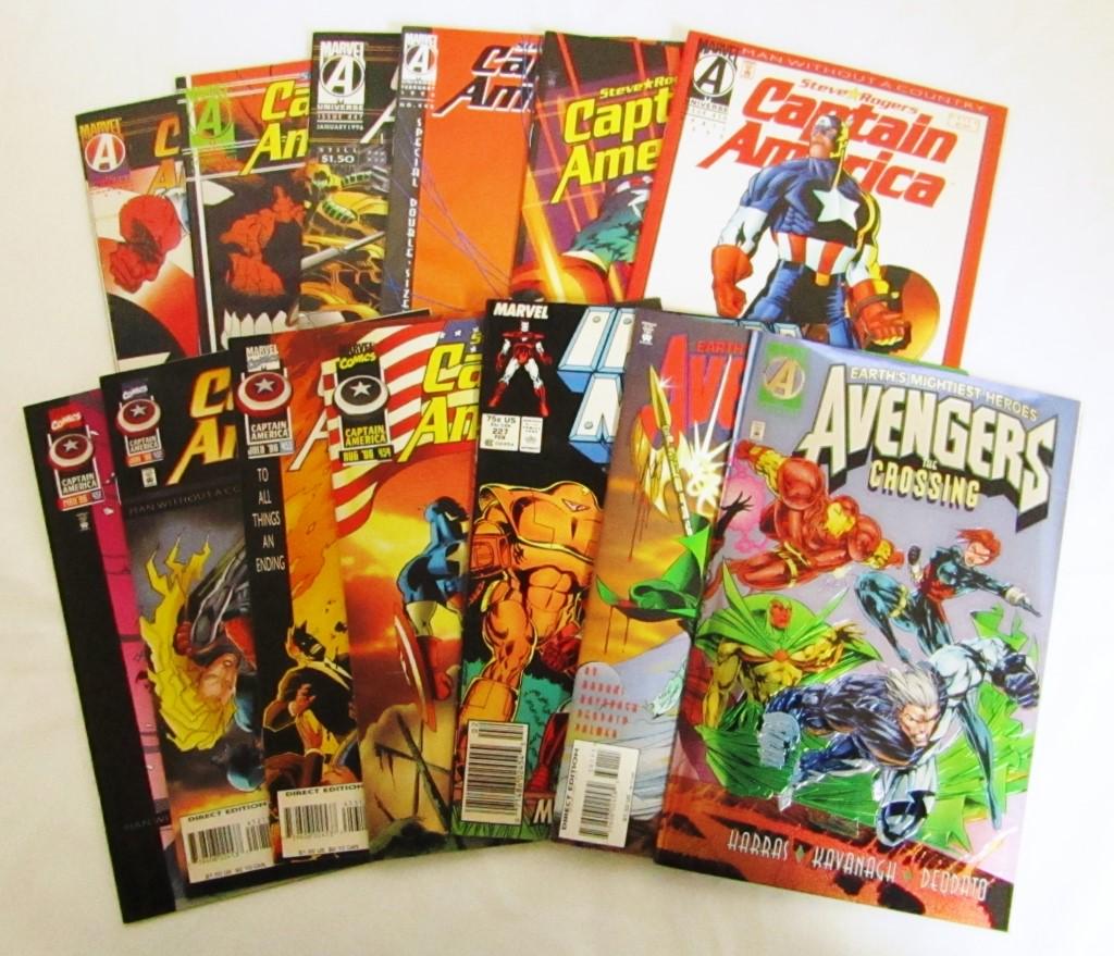 (13) Marvel Comics! Captain America, IronMan & (1 of 15)