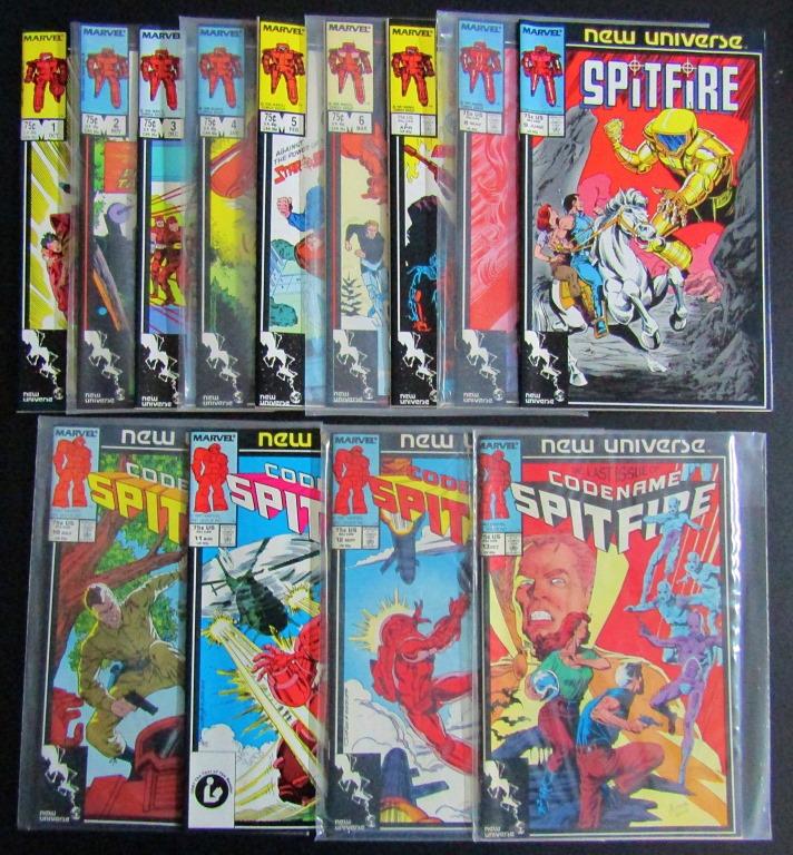 (13) MARVEL SPITFIRE COMIC BOOKS; (1 of 2)