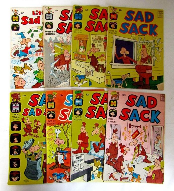 (8) Vintage Harvey Comics Sad Sack Comics (1 of 2)