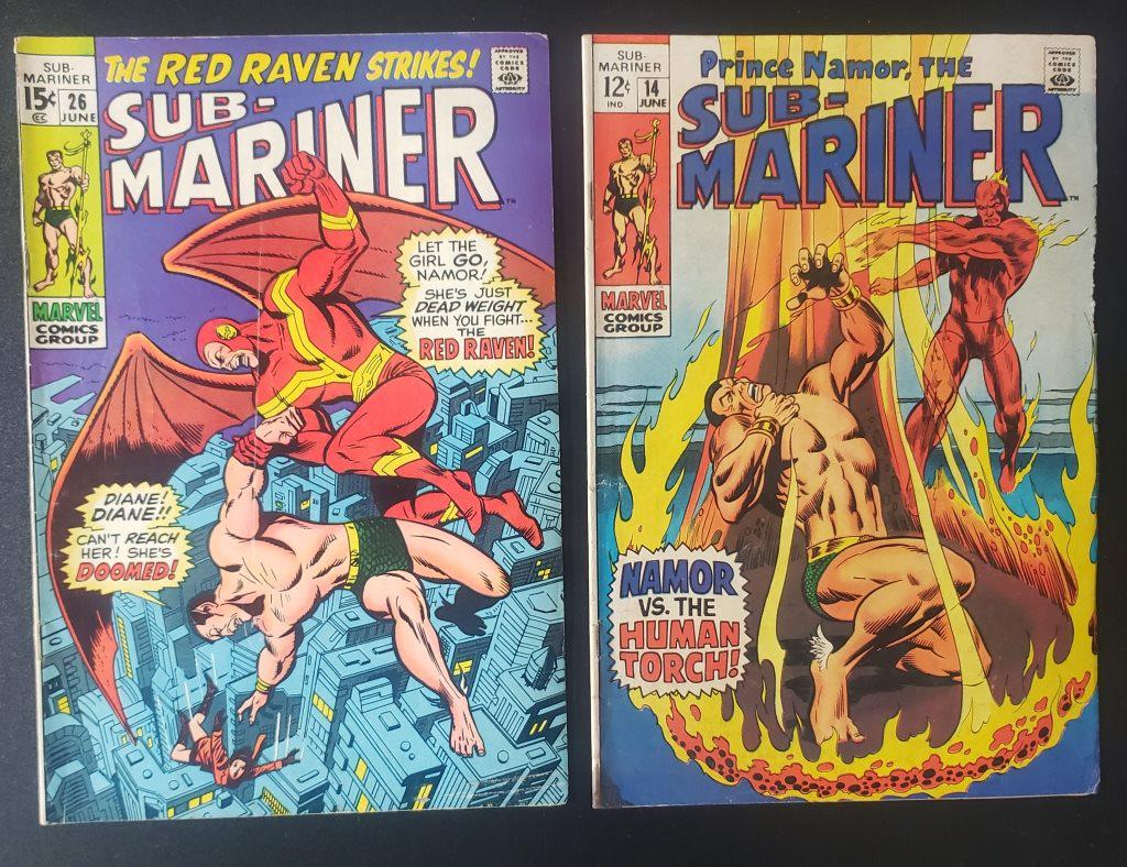 (2) MARVEL SUB-MARINER 12c & 15c ISSUES (1 of 2)