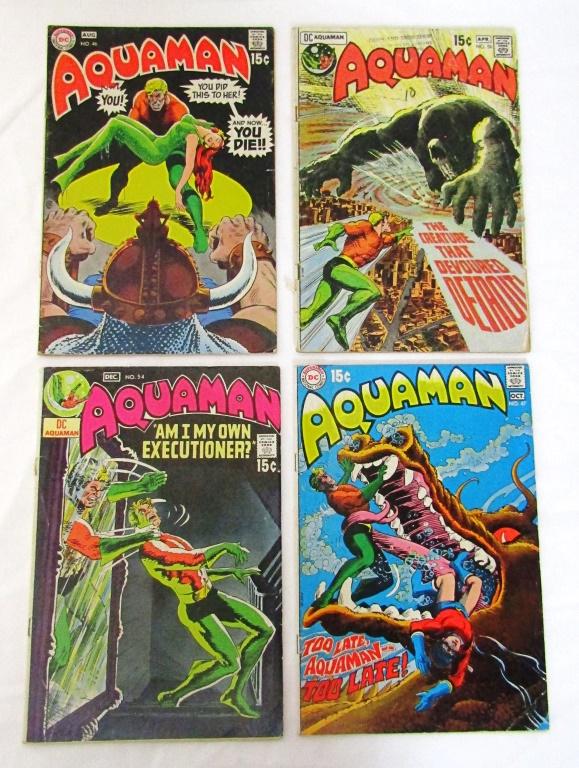 (4) DC COMIC AQUAMAN 1969-1970 (1 of 2)