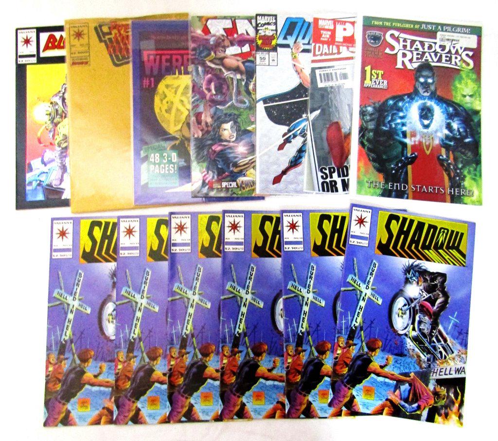 (13) MODERN COMICS - VALIANT BLOODSHOT, (1 of 4)