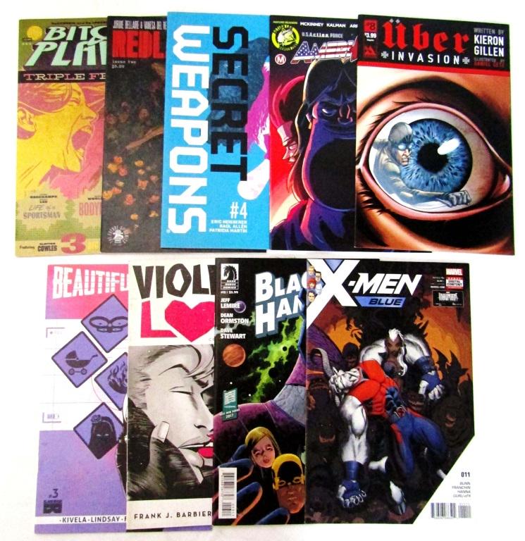 (9) UNIQUE COMIC LOT - BITCH PLANET, RELANDS, (1 of 4)