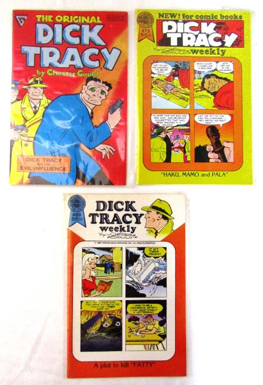 (3) DICK TRACY COMIC LOT - GLADSTONE #2, (1 of 3)