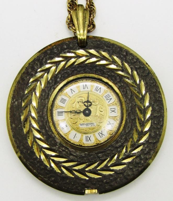 LADIES WALTHAM PENDANT WATCH - RUNNING (1 of 3)