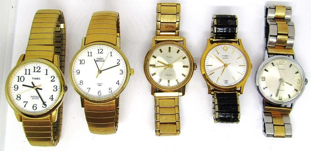 (5) TIMEX MENS VINTAGE WATCHES (1 of 2)